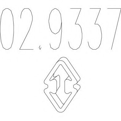 02.9337 tampon cauciuc,amortizor esapament MTS 