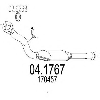 04.1767 Catalizator MTS 