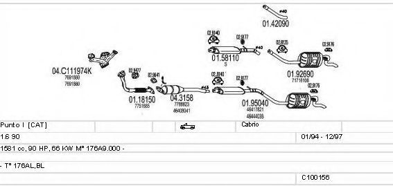 C100156012866 Sistem de esapament MTS 