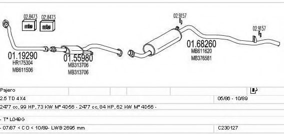 C230127004755 Sistem de esapament MTS 