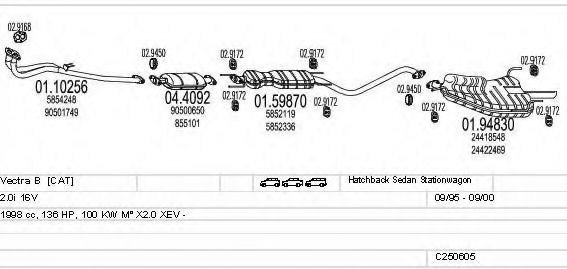 C250605005811 Sistem de esapament MTS 