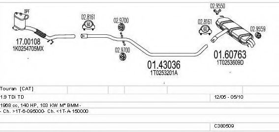 C380509002468 Sistem de esapament MTS 