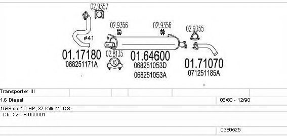C380525002491 Sistem de esapament MTS 