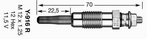 2785 Bujie incandescenta NGK 