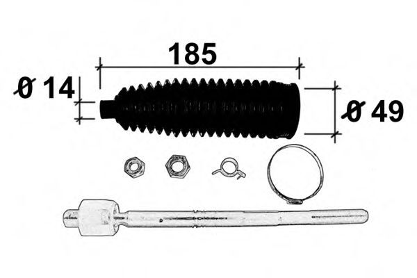 0602139-K Set reparatie, caseta directie OCAP 