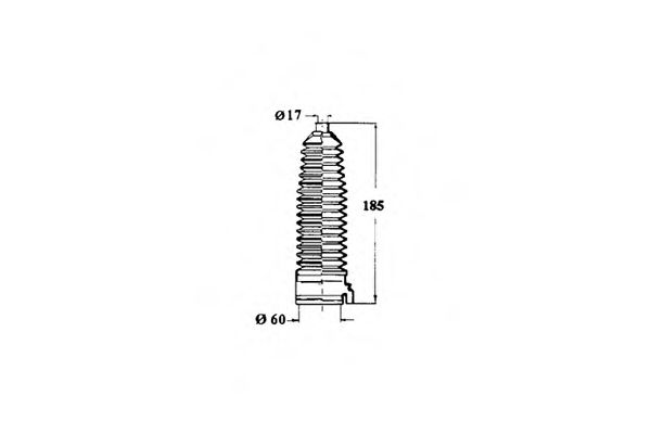 1211306 Burduf cauciuc, directie OCAP 