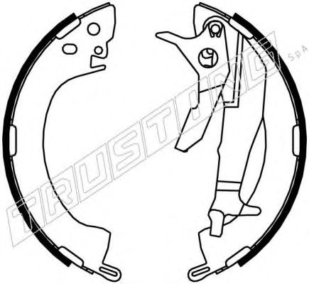 064.154Y Set saboti frana TRUSTING 