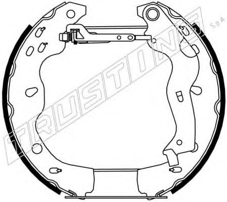 6301 Set saboti frana TRUSTING 