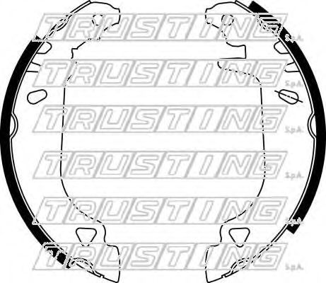 7061 Set saboti frana TRUSTING 