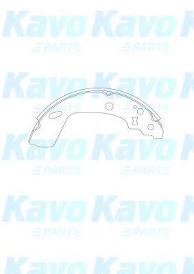 BS-8933 Set saboti frana KAVO PARTS 