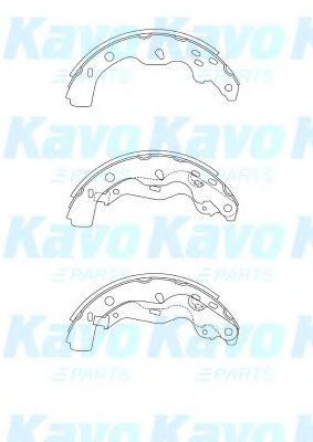 BS-8936 Set saboti frana KAVO PARTS 