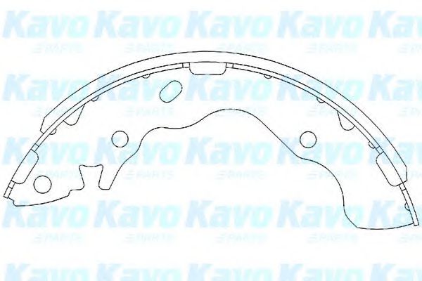 KBS-3402 Set saboti frana KAVO PARTS 