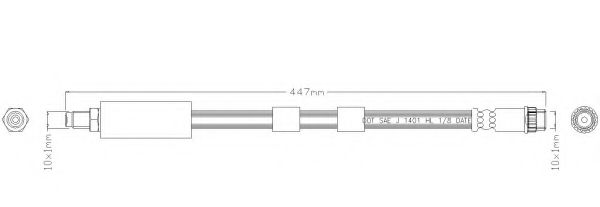 5324 Furtun frana REMKAFLEX 