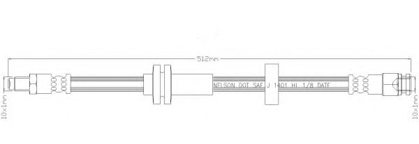 5951 Furtun frana REMKAFLEX 