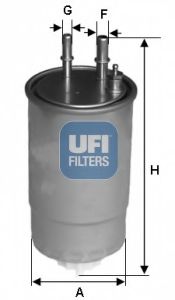 24.ONE.0B filtru combustibil UFI 