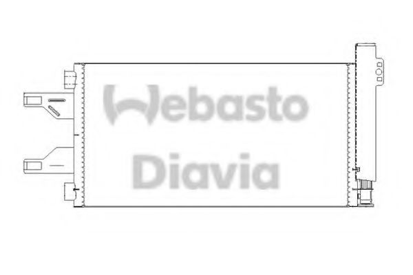 82D0225676A Condensator, climatizare WEBASTO 