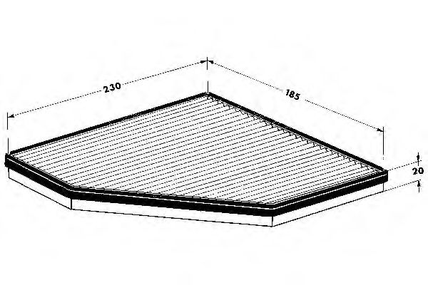 Filtru, aer habitaclu