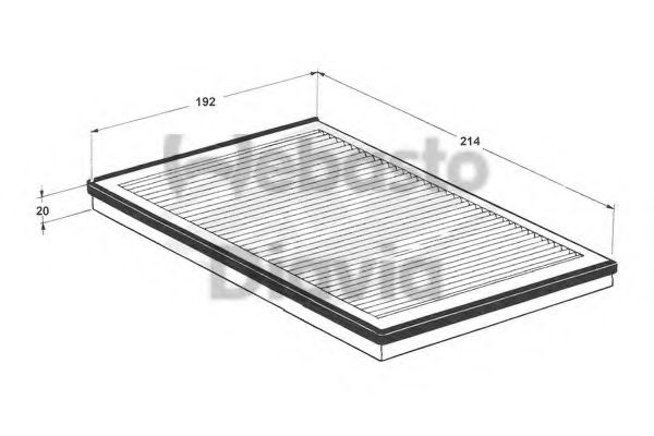 82D0325106A Filtru, aer habitaclu WEBASTO 