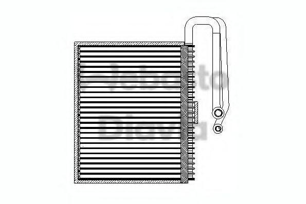 82D0525207A evaporator,aer conditionat WEBASTO 