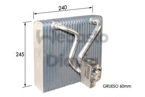 82D0526132MA evaporator,aer conditionat WEBASTO 