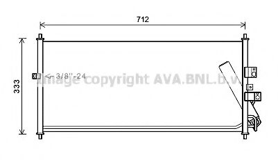 DN5277D Condensator, climatizare AVA QUALITY COOLING 