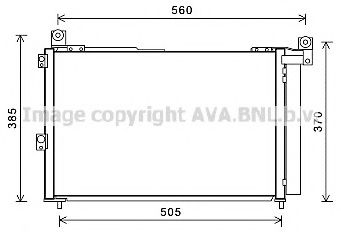 FD5486 Condensator, climatizare AVA QUALITY COOLING 