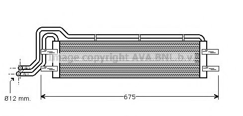 MT3102 Radiator ulei, ulei motor AVA QUALITY COOLING 