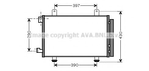 SZ5090D Condensator, climatizare AVA QUALITY COOLING 