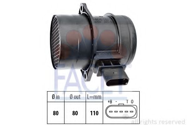 10.1357 senzor debit aer FACET 