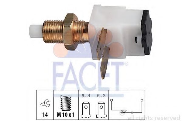 Comutator lumini frana