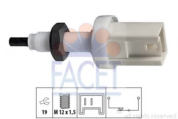 7.1066 Comutator lumini frana FACET 
