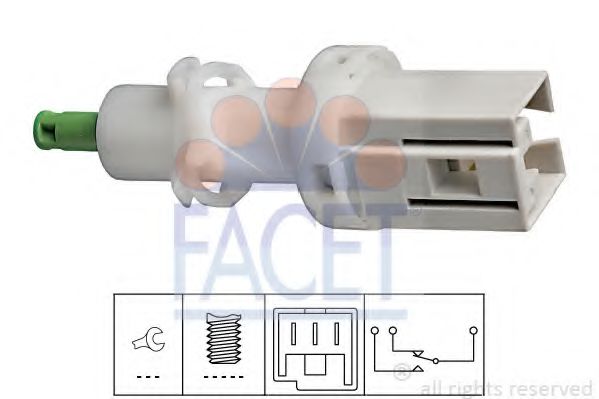 7.1069 Comutator lumini frana FACET 