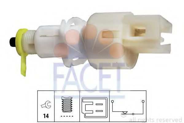 7.1108 Comutator lumini frana FACET 