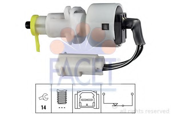 7.1147 Comutator lumini frana FACET 