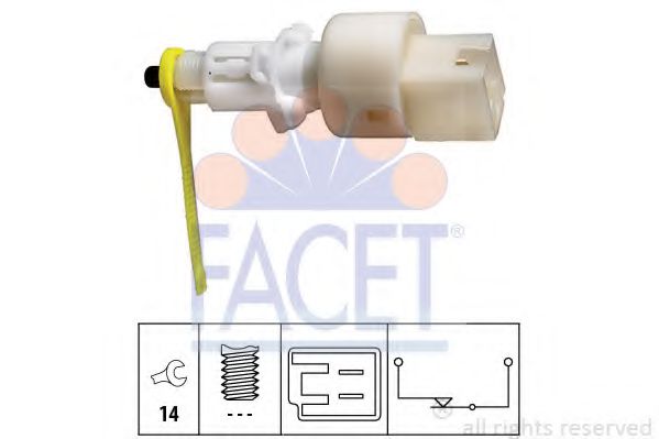 Comutator lumini frana