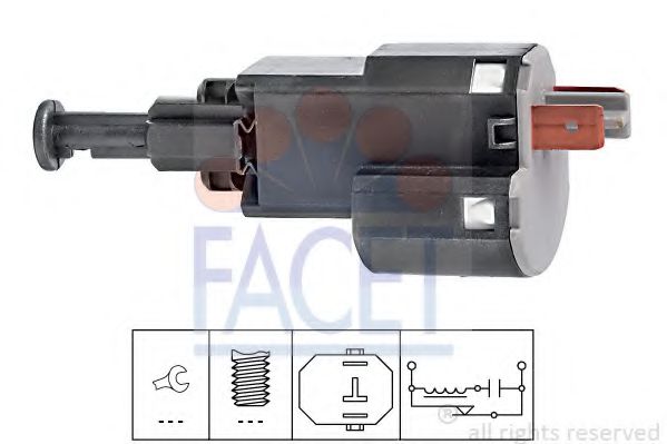 7.1155 Comutator lumini frana FACET 