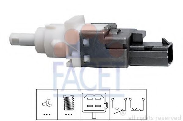 7.1161 Comutator lumini frana FACET 