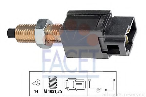 7.1169 Comutator lumini frana FACET 
