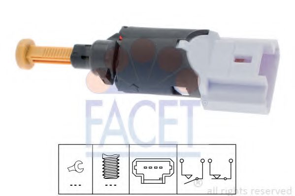 7.1197 Comutator lumini frana FACET 