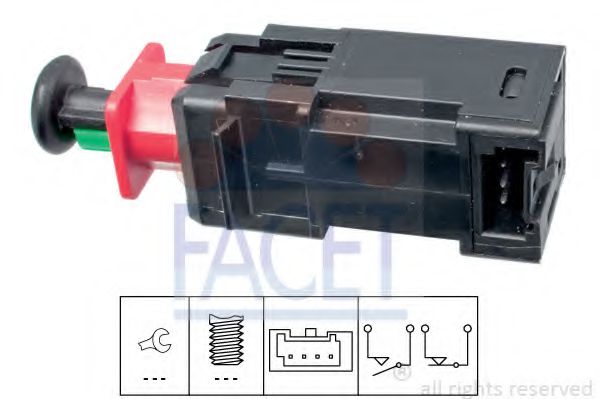 7.1208 Comutator lumini frana FACET 