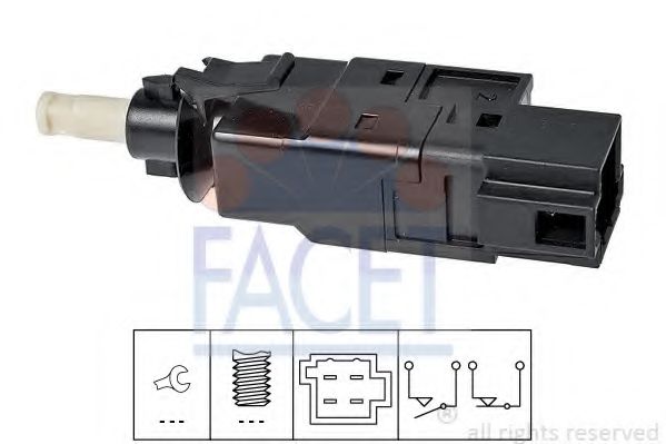 7.1260 Comutator lumini frana FACET 