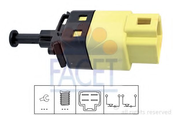 7.1264 Comutator lumini frana FACET 
