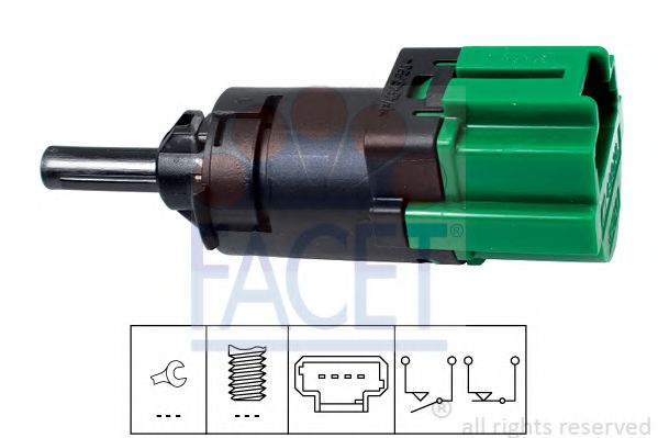 7.1283 Comutator lumini frana FACET 