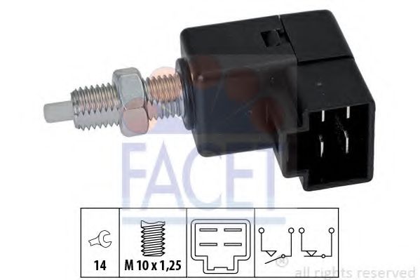 7.1294 Comutator lumini frana FACET 
