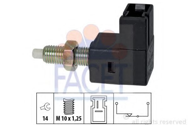 7.1300 Comutator lumini frana FACET 