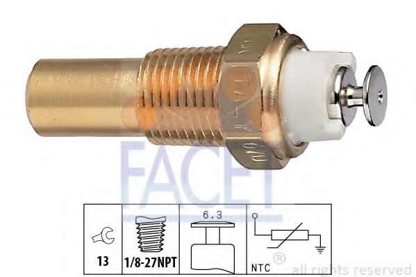 7.3235 senzor,temperatura lichid de racire FACET 