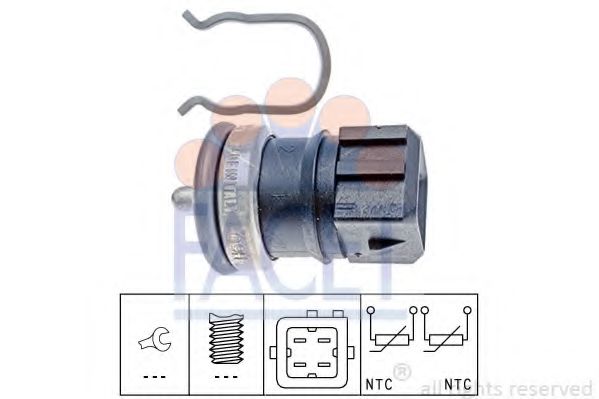 7.3251 senzor,temperatura lichid de racire FACET 
