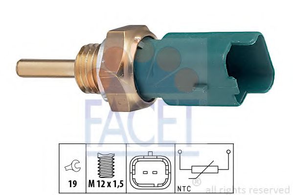 7.3261 senzor,temperatura lichid de racire FACET 