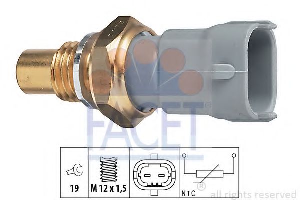 7.3268 senzor,temperatura lichid de racire FACET 