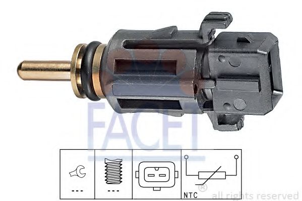 7.3279 senzor,temperatura lichid de racire FACET 